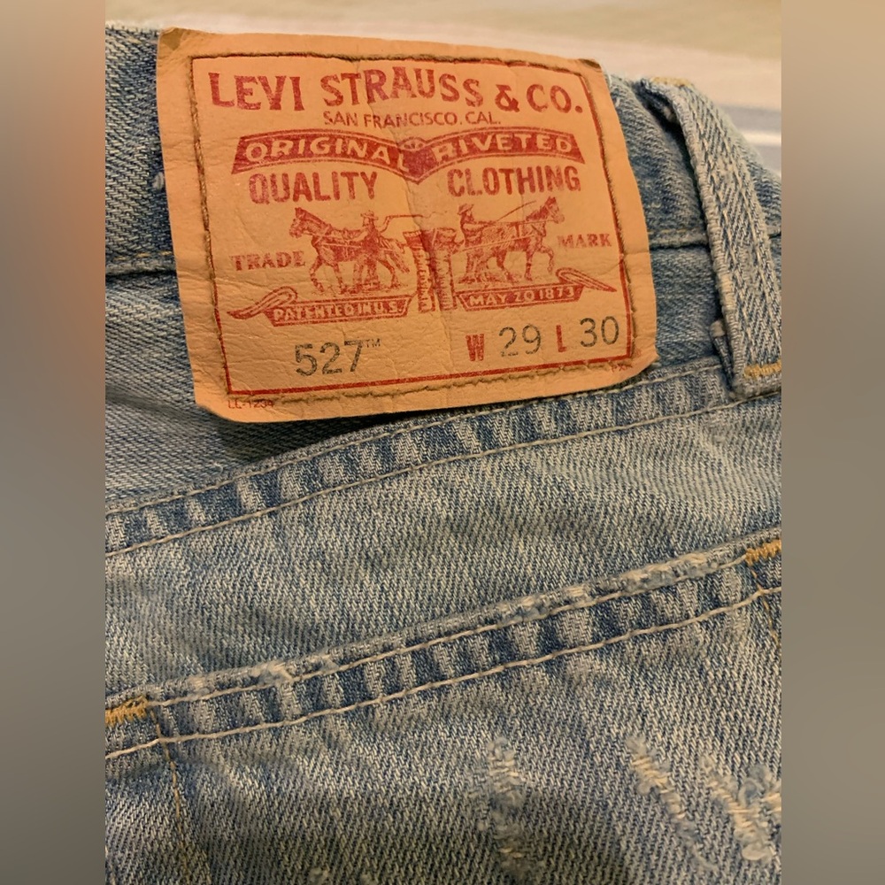 Levi's Blue Slim Straight Jeans Classic Style
